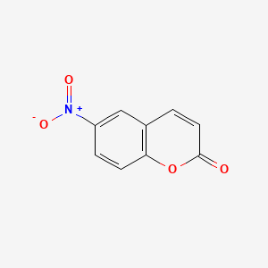 Chemical structure of 6-Nitrocoumarin