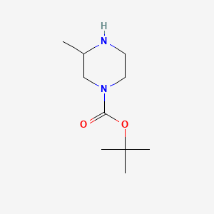 Chemical structure of 4-N-Boc-2-methylpiperazine