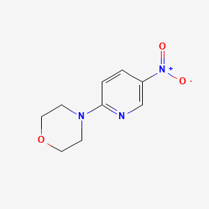 Chemical structure of 2-Morpholino-5-nitropyridine