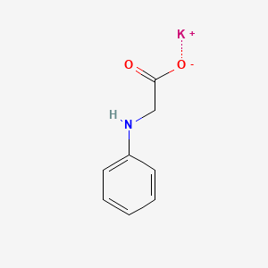 Chemical structure of N-Phenylglycine potassium salt
