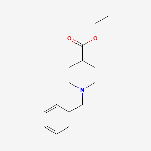 Chemical structure of 1-Benzyl-4-piperidinecarboxylic Acid Ethyl Ester