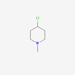 Chemical structure of 4-Chloro-1-methylpiperidine