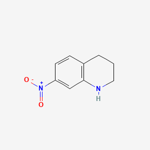 Chemical structure of 7-nitro-1,2,3,4-tetrahydroquinoline