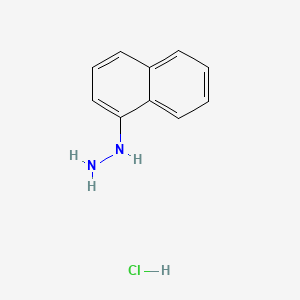 Chemical structure of 1-Naphthylhydrazine Hydrochloride