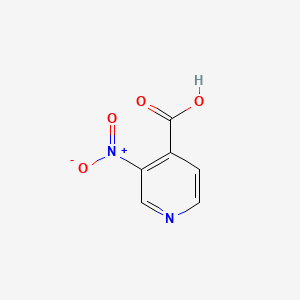 Chemical structure of 3-Nitroisonicotinic acid