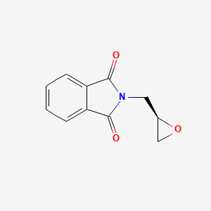Chemical structure of (R)-(-)-N-(2,3-Epoxypropyl)phthalimide