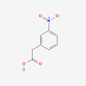 Chemical structure of 3-Nitrophenylacetic Acid