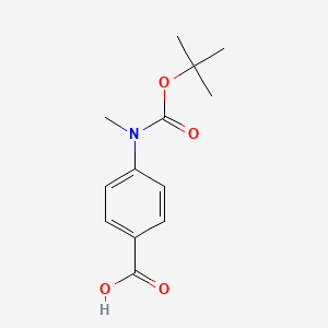 Chemical structure of 4-N-Boc-N-methylaminobenzoicAcid