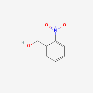 Chemical structure of 2-Nitrobenzyl alcohol