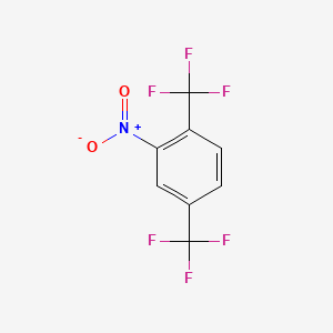 Chemical structure of 1-Nitro-2,5-bis(trifluoromethyl)benzene