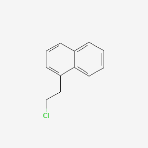 Chemical structure of 1-(2-Chloroethyl)naphthalene