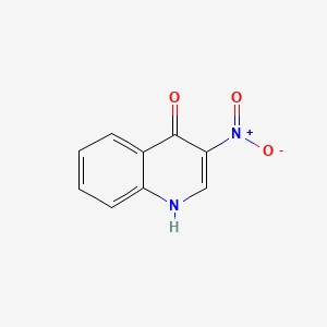Chemical structure of 3-Nitro-4-quinolinol