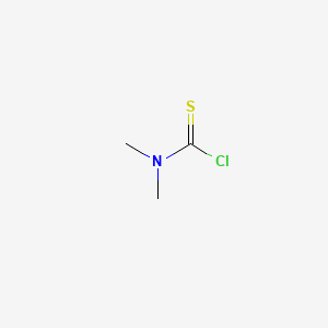 Chemical structure of Dimethylthiocarbamoyl chloride