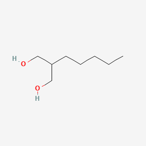 Chemical structure of 2-n-Amylpropane-1,3-diol