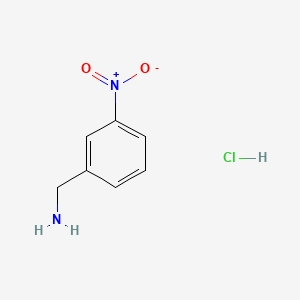 Chemical structure of 3-Nitrobenzylamine hydrochloride