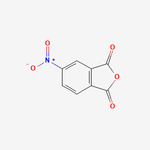 Chemical structure of 4-Nitrophthalic anhydride