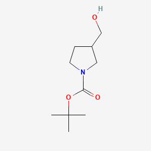 Chemical structure of 1-(tert-Butoxycarbonyl)-3-pyrrolidinemethanol