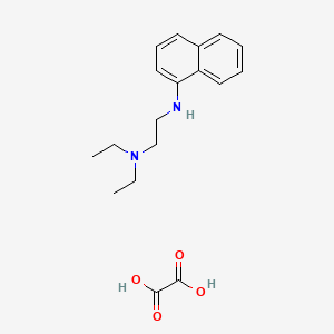 Chemical structure of N-(2-Diethylaminoethyl)-1-naphthylamine Oxalate