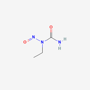 Chemical structure of 1-Ethyl-1-nitrosourea
