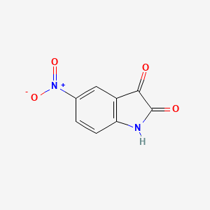 Chemical structure of 5-Nitroisatin