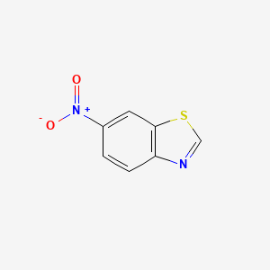Chemical structure of 6-Nitrobenzothiazole