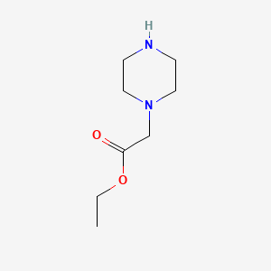 Chemical structure of Ethyl 1-piperazineacetate