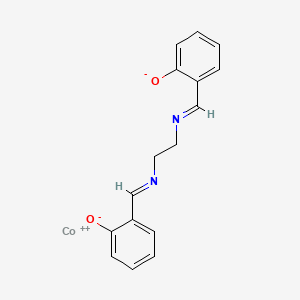 Chemical structure of N,N′-Bis(salicylidene)ethylenediaminocobalt(II)
