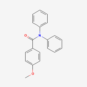 Chemical structure of N,N-Diphenyl-4-methoxybenzamide