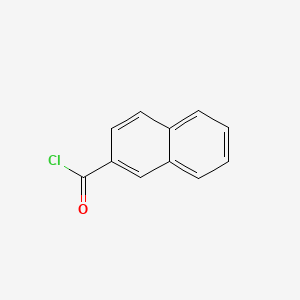 Chemical structure of 2-Naphthoyl chloride