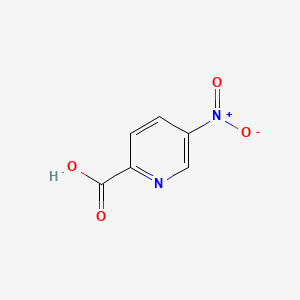 Chemical structure of 5-Nitropicolinic acid