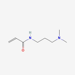 Chemical structure of N,N-Dimethylaminopropyl acrylamide
