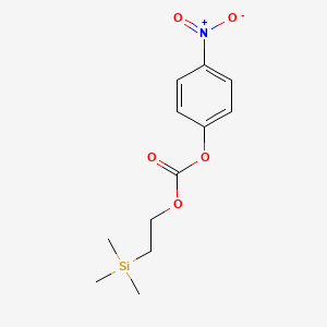 Chemical structure of 4-Nitrophenyl 2-(trimethylsilyl)ethyl carbonate