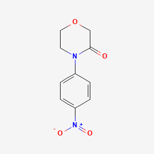 Chemical structure of 4-(4-Nitrophenyl)-3-morpholinone