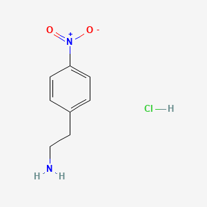 Chemical structure of 4-Nitrophenethylamine hydrochloride