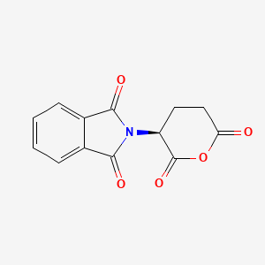 Chemical structure of N-Phthaloyl-L-glutamic Anhydride