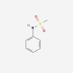 Chemical structure of N-Phenylmethanesulfonamide