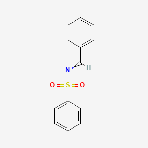 Chemical structure of N-Benzylidenebenzenesulfonamide