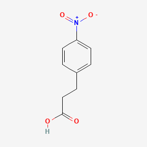 Chemical structure of 3-(4-Nitrophenyl)propionic Acid