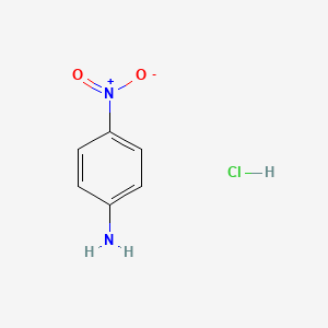 Chemical structure of 4-Nitroaniline Hydrochloride