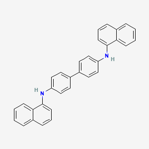 Chemical structure of N,N'-Di(1-naphthyl)benzidine (purified by sublimation)