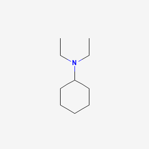 Chemical structure of N,N-Diethylcyclohexylamine