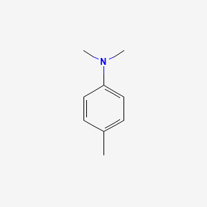 Chemical structure of N,N-Dimethyl-p-toluidine