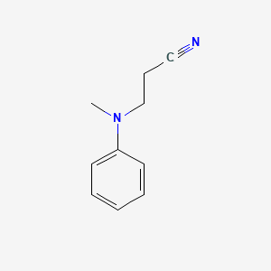 Chemical structure of N-(2-Cyanoethyl)-N-methylaniline