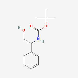 Chemical structure of N-(tert-Butoxycarbonyl)-DL-2-phenylglycinol