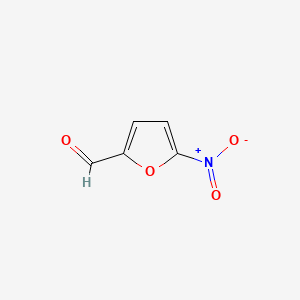 Chemical structure of 5-Nitro-2-furaldehyde