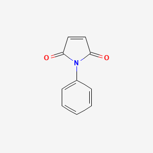 Chemical structure of N-Phenylmaleimide
