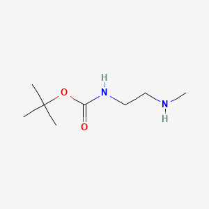 Chemical structure of N-(tert-Butoxycarbonyl)-N'-methylethylenediamine