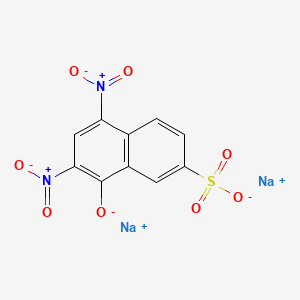 Chemical structure of Acid Yellow 1