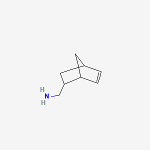Chemical structure of 5-Norbornene-2-methylamine (mixture of isomers)