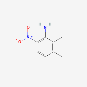 Chemical structure of 6-Nitro-2,3-xylidine